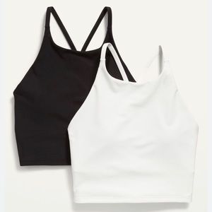 NWOT: Old Navy Longline Racerback Sports Bra 2-Pack
